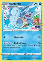 Wartortle 016/078 Pokémon Go, Hobby en Vrije tijd, Verzamelkaartspellen | Pokémon, Ophalen of Verzenden, Nieuw, Losse kaart, Foil