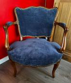 Fauteuil - Fauteuil à la Reine - Fruitige houtbewerking -, Antiek en Kunst