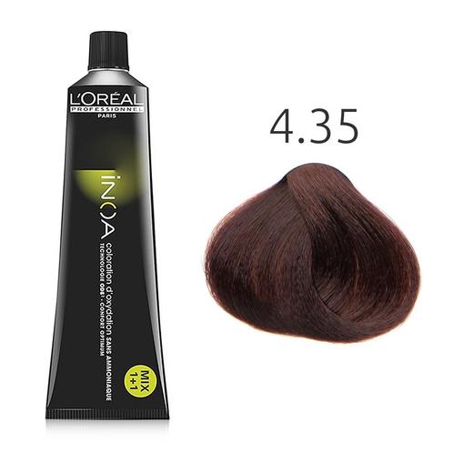 LOréal  INOA  4.35  60 gr, Sieraden, Tassen en Uiterlijk, Uiterlijk | Haarverzorging, Nieuw, Verzenden