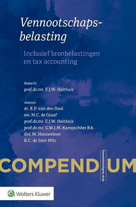 Compendium Vennootschapsbelasting, Boeken, Studieboeken en Cursussen, Verzenden