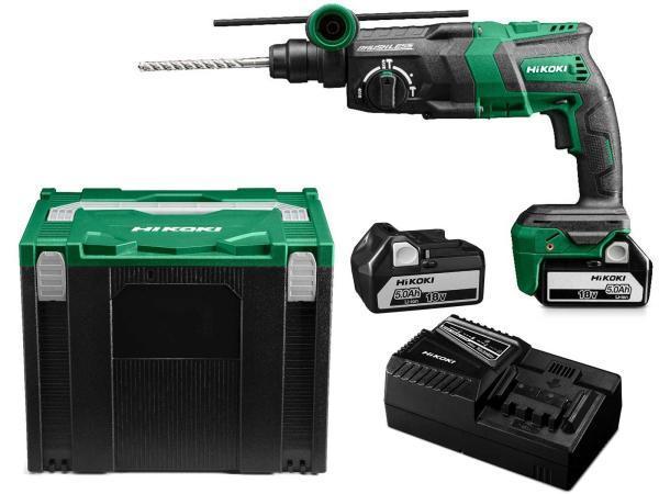 Veiling - Hikoki boorhamer set SDS Plus 18V DH18DPC, Doe-het-zelf en Verbouw, Gereedschap | Boormachines