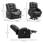 TRUUSK Massagestoel Met Opsta-hulp - TV Stoel Met USB-aanslu, Huis en Inrichting, Fauteuils, Verzenden, Nieuw