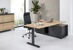 Pulse elektrisch zit-sta hoekbureau, 224x90/180cm, natuur..., Ophalen of Verzenden, Nieuw in verpakking