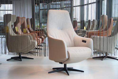 Gealux relaxfauteuil stof/leer Twinz TW-101/3motoren+accu., Huis en Inrichting, Fauteuils, Nieuw, Leer, Stof, Ophalen of Verzenden