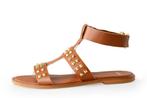 Manfield Sandalen in maat 39 Bruin | 10% extra korting, Bruin, Verzenden, Sandalen of Muiltjes, Zo goed als nieuw