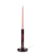 HEMA Kandelaar 8.5x10cm glas bruin, Huis en Inrichting, Woonaccessoires | Kandelaars en Kaarsen, Verzenden, Nieuw, Bruin