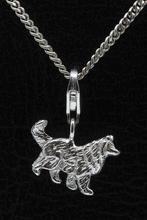 Zilveren Collie klein hanger en/of bedel, Verzenden, Nieuw
