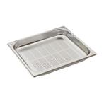 Gastro M RVS GN2/3 bak geperforeerd 4cm, Verzenden, Nieuw