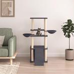 vidaXL Kattenmeubel met sisal krabpalen 133 cm donkergrijs, Verzenden, Nieuw