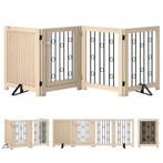 Vrijstaand Huisdierhek, Hondenhek Met Deur, 4 Panelen, Voor, Tuin en Terras, Verzenden, Nieuw