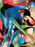 Franz Marc – Traumender Pferd 1913 – Olieverf op canvas – 64, Nieuw