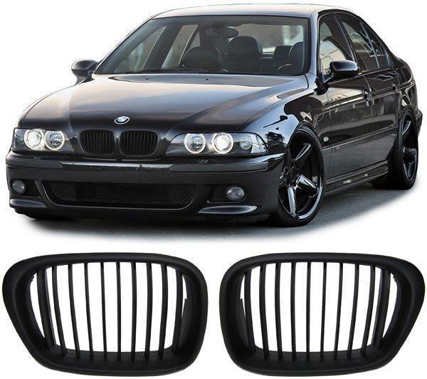 Glans Zwarte Nieren (Gril Set) BMW 5 Serie E39 95-03 B1818, Auto-onderdelen, Carrosserie en Plaatwerk, Nieuw, BMW, Voor, Links