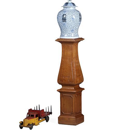 Piedestal of zuil ca 1900 door  AH Kuntz Amsterdam No30021, Antiek en Kunst, Antiek | Meubels | Tafels, Ophalen of Verzenden