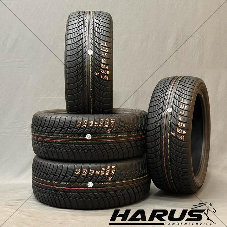 225/45/18 95H (*) Bridgestone winterbanden 6,2mm profiel 4X, Auto-onderdelen, Banden en Velgen, 18 inch, Erkend duurzaam, Winterbanden