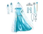 *SALE*Frozen Elsa Jurk-Prinsessenjurk+Accessoires 98/152, Kinderen en Baby's, Carnavalskleding en Verkleedspullen, Nieuw, Meisje