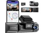 AZDome GS63H Pro True 4K 2CH Wifi GPS 64gb dashcam voor auto, Verzenden, Zo goed als nieuw