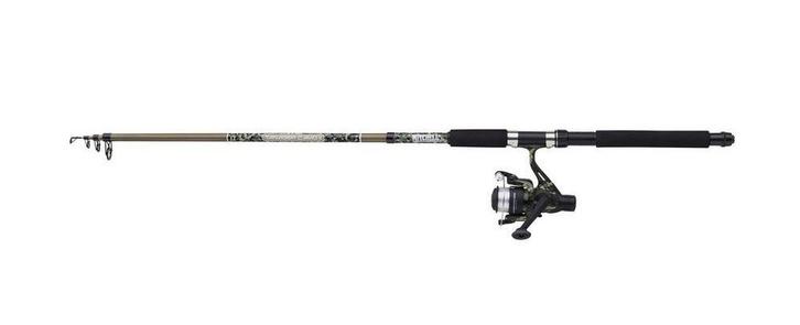 Mitchell Tanager Camo II Telescopische Spin Combo 2.70m, Watersport en Boten, Hengelsport | Algemeen, Nieuw, Verzenden