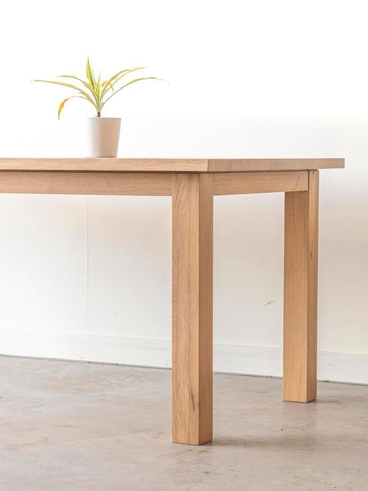 Eettafels van VAVIVO - 100% gerecycled hout - Duurzaam, Huis en Inrichting, Tafels | Eettafels, 100 tot 150 cm, 150 tot 200 cm