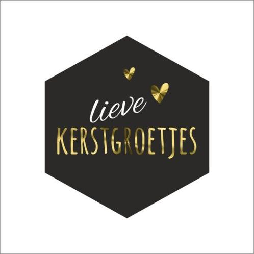 Cadeaustickers Kerst lieve kerstgroetjes, Hobby en Vrije tijd, Knutselen, Overige typen, Nieuw, Ophalen of Verzenden