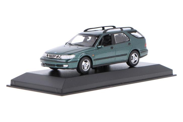 Saab 9-5 Break 940170811 Maxichamps  Modelauto 1:43  1999, Hobby en Vrije tijd, Modelauto's | 1:43, Verzenden