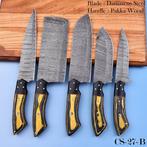 Keukenmes - Chefs knife - Pakka-hout en gevouwen staal -