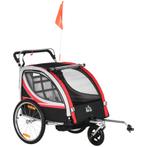 TRUUSK Kinderfietskar, 2-in-1, Joggerfunctie, Weerbestendig, Fietsen en Brommers, Fietsaccessoires | Aanhangers en Karren, Verzenden