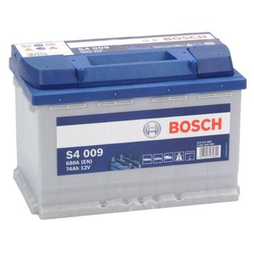 Bosch Auto accu 12 volt 74 ah Type S4009 + links beschikbaar voor biedingen