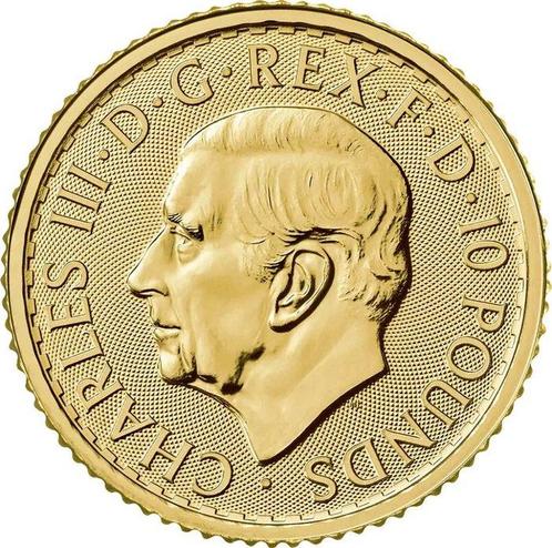 1/10 Ounce - Goud .999 - 2025 - Britannia Charles III fine, Postzegels en Munten, Edelmetalen en Baren