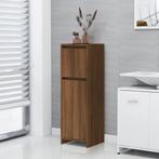 vidaXL Badkamerkast 30x30x95 cm bewerkt hout bruin, Huis en Inrichting, Badkamer | Badkamermeubels, Verzenden, Nieuw, Minder dan 100 cm