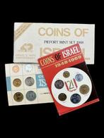 Israël. 3 Coffrets 1965, 1969, 1988 – Specimen & Piedfort