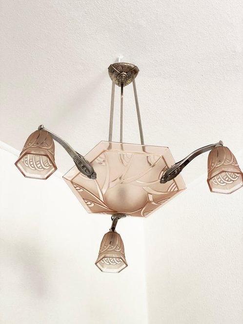 Kroonluchter - Originele Art Deco plafondlamp - Art Deco, Antiek en Kunst, Kunst | Designobjecten