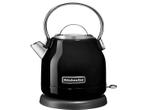 KitchenAid -  Classic 5kek1222 Onyx  - Zwart, Witgoed en Apparatuur, Waterkokers, 1 tot 2 liter, Verzenden, Nieuw, Rvs