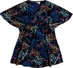 Roxy Summer Cherry Dress - L - Anthracite Wild Leaves, Kleding | Dames, Verzenden, Nieuw