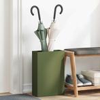 vidaXL Paraplu Standaard met opslag Olijfgroen 28 x 12 x 41, Huis en Inrichting, Woonaccessoires | Paraplubakken, Verzenden, Nieuw