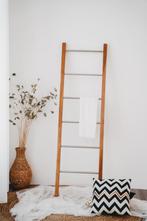 Teakea - Decoratie ladder | Teakhout met RVS Stijlen |, Nieuw, Verzenden