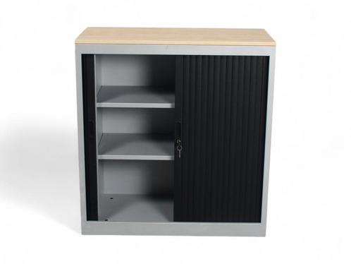 Vepa roldeurkast, 105x100x45 cm, aluminium-zwart, Huis en Inrichting, Kasten | Roldeurkasten en Archiefkasten, Nieuw, Ophalen of Verzenden