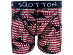 Boxershort - SQOTTON® - Jungle - Rood/Wit, Kleding | Heren, Ondergoed, Verzenden