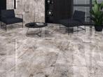 Vloertegels bruin marmerlook hoogglans xl wandtegels 60x120, 60 cm of meer, Nieuw, Ophalen of Verzenden, 10 m² of meer