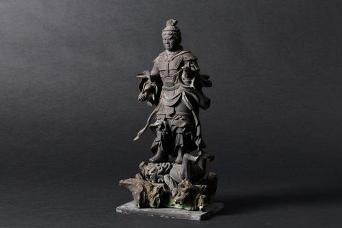 Statue of Virupaksa  – Guardian of the West - sculptuur, Antiek en Kunst, Antiek | Overige Antiek