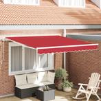 vidaXL Luifel handmatig uitschuifbaar 300x250 cm rood, Verzenden, Nieuw