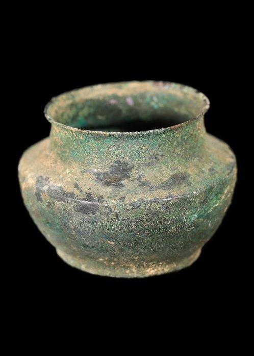 Oud-Romeins Brons Carinated Jar (Zonder Minimumprijs), Antiek en Kunst, Antiek | Overige Antiek