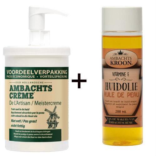 1 x pomp 1000ml Ambachtscreme en 1 Arnica Sport Massageolie, Sport en Fitness, Gezondheidsproducten en Wellness, Verzenden