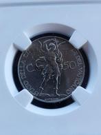 Vaticaan. Pius XI (AD 1922-1939). 50 Cents 1936 - (Pope, Postzegels en Munten, Munten | Europa | Niet-Euromunten