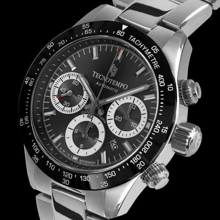 Tecnotempo - Chrono Round - Designed and Assembled in, Sieraden, Tassen en Uiterlijk, Horloges | Heren