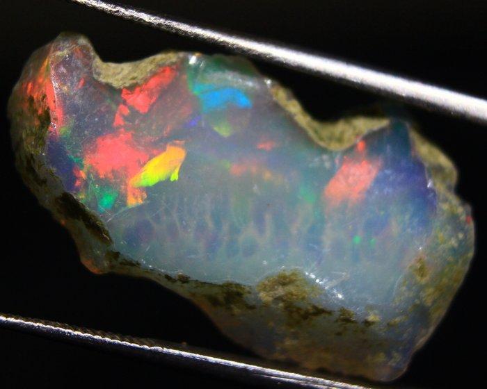 Ct. 30,0 Ethiopische Opalen - Ruw- 6 g - (4), Verzamelen, Mineralen en Fossielen