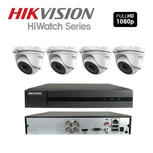 Hikvision Camera Beveiliging 4 x 2 Megapixel Dome + 1TB HDD, Zakelijke goederen, Kantoor en Winkelinrichting | Beveiliging