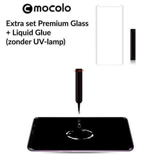 Galaxy S8 Plus Extra Set Premium Glass + Liquid Glue, Telecommunicatie, Mobiele telefoons | Hoesjes en Frontjes | Samsung, Nieuw