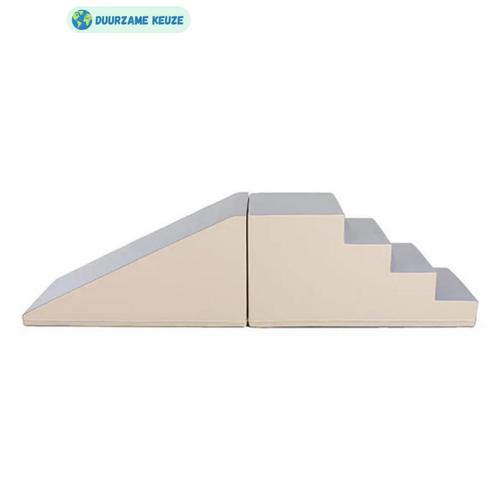 Foam blokken glijbaan set XL | Grijs/beige (Speelgoed), Kinderen en Baby's, Speelgoed | Educatief en Creatief, Nieuw, Ophalen of Verzenden