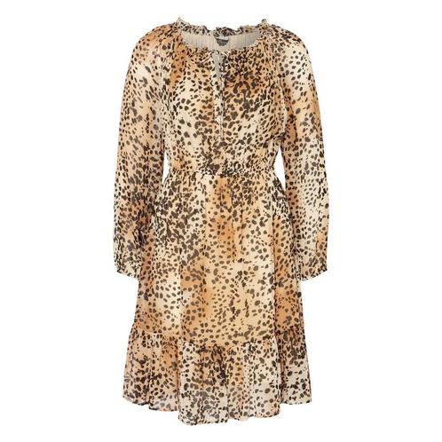 Princess goes Hollywood • jurk met luipaarden print • 36, Kleding | Dames, Jurken, Bruin, Nieuw, Maat 36 (S), Verzenden