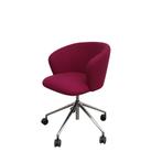 Benithem verrijdbare fauteuil - paarse stof, Huis en Inrichting, Fauteuils, Ophalen of Verzenden, Nieuw